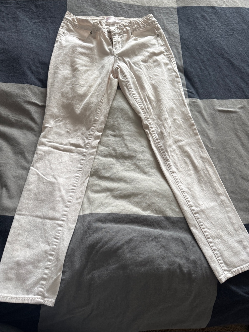 No Boundaries White Straight Leg Jeans